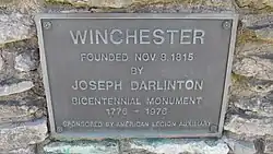 Joseph Darlinton Bicentennial Marker