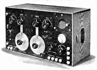 Wireless Specialty Products type IP-501 naval crystal/audion receiver widely used in World War 1