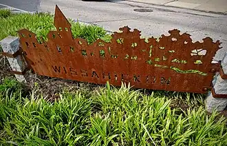 Wissahickon neighborhood gateway sign