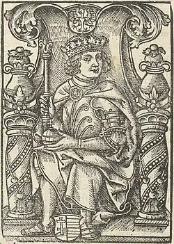 A more accurate portrayal in the Chronica Polonorum, 1521.