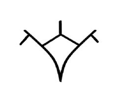 Tamga of the Yaglakar clan of Uighur Empire