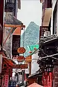 The town of Yangshuo