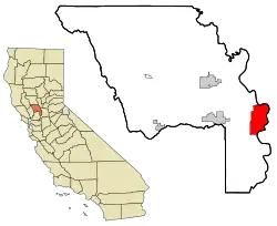 Location in Yolo County and the state of California
