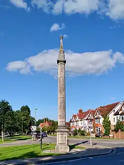 The column in 2021 before the renovation.