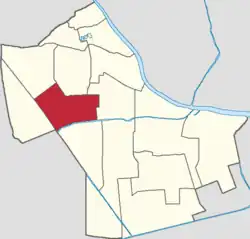 Location within Hexi District