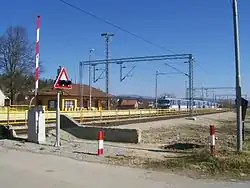 Railway station in Šenkovec