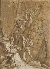 Oedipus Abandoned (65 x 45&nbsp;cm.), Nationalmuseum