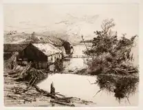 Mills at Mispek, N.B., 1884