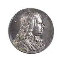 Medallion from 1665 by Johan Rethe