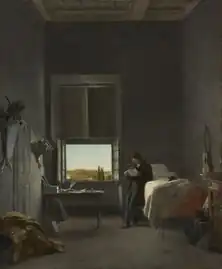 The Artist in His Room at the Villa Medici, Rome, 1817