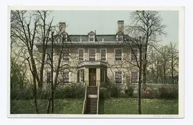 Old Schuyler Mansion in 1898.
