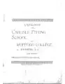 School Catalogue describing facilities and curriculum of Carlisle Fitting School (est. 1892)